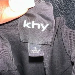 Dresses | Khy Faux Leather Strapless Mini Dress | Poshmark